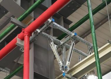 诸城该抗震支架的整体式支吊架结构协调性好